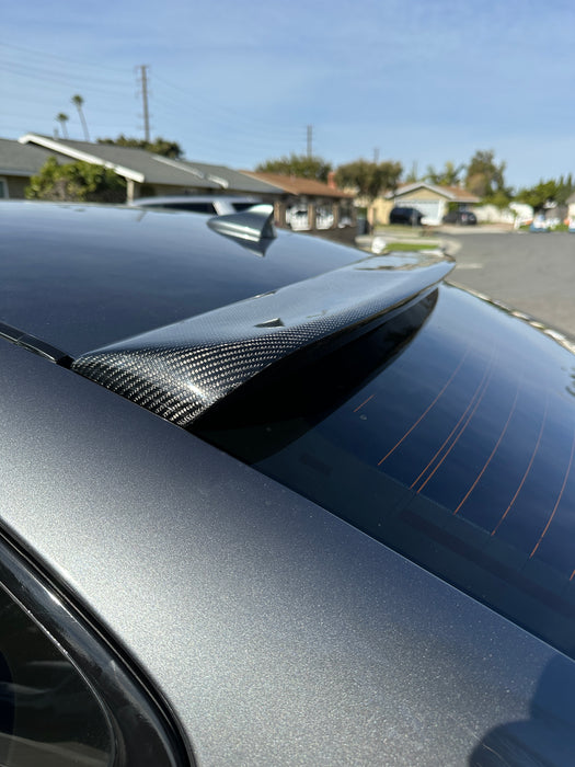 Carbon fiber q50 Rear Window visors