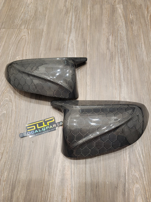 Infiniti Carbon fiber replacement caps