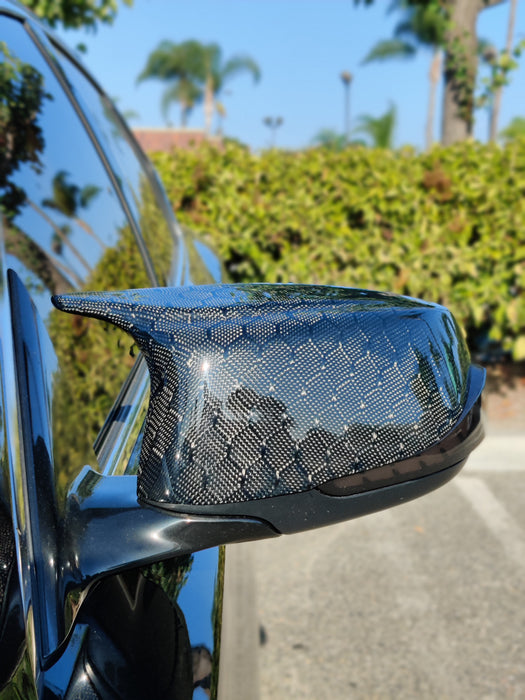 Infiniti Carbon fiber replacement caps