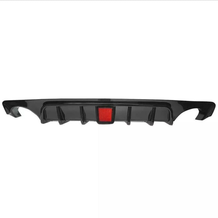 Gloss black rear diffuser