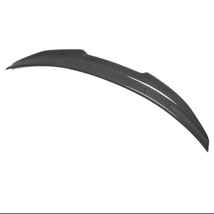 H Style carbon trunk spoiler