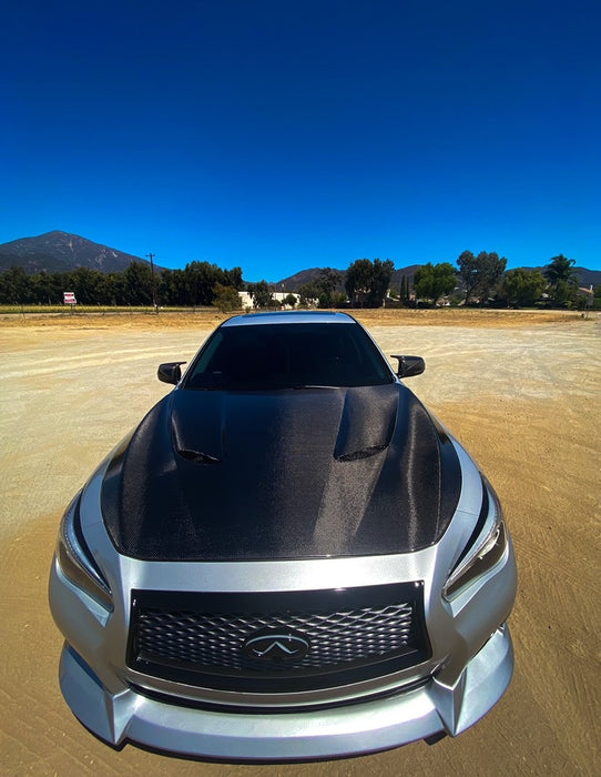 2014-2020 Infiniti Q50 Carbon Creations S Concept Hood - 1 Piece