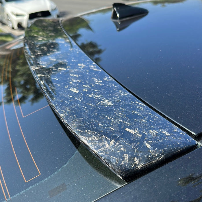 Carbon fiber q50 Rear Window visors