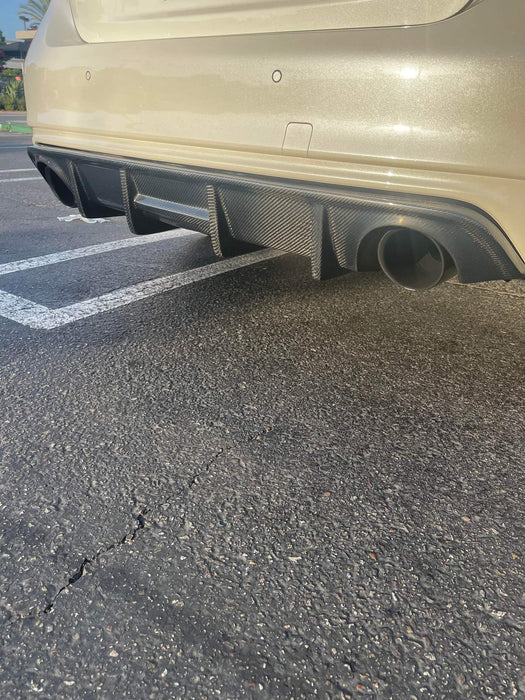 2018+ q50 rear carbon diffuser no light
