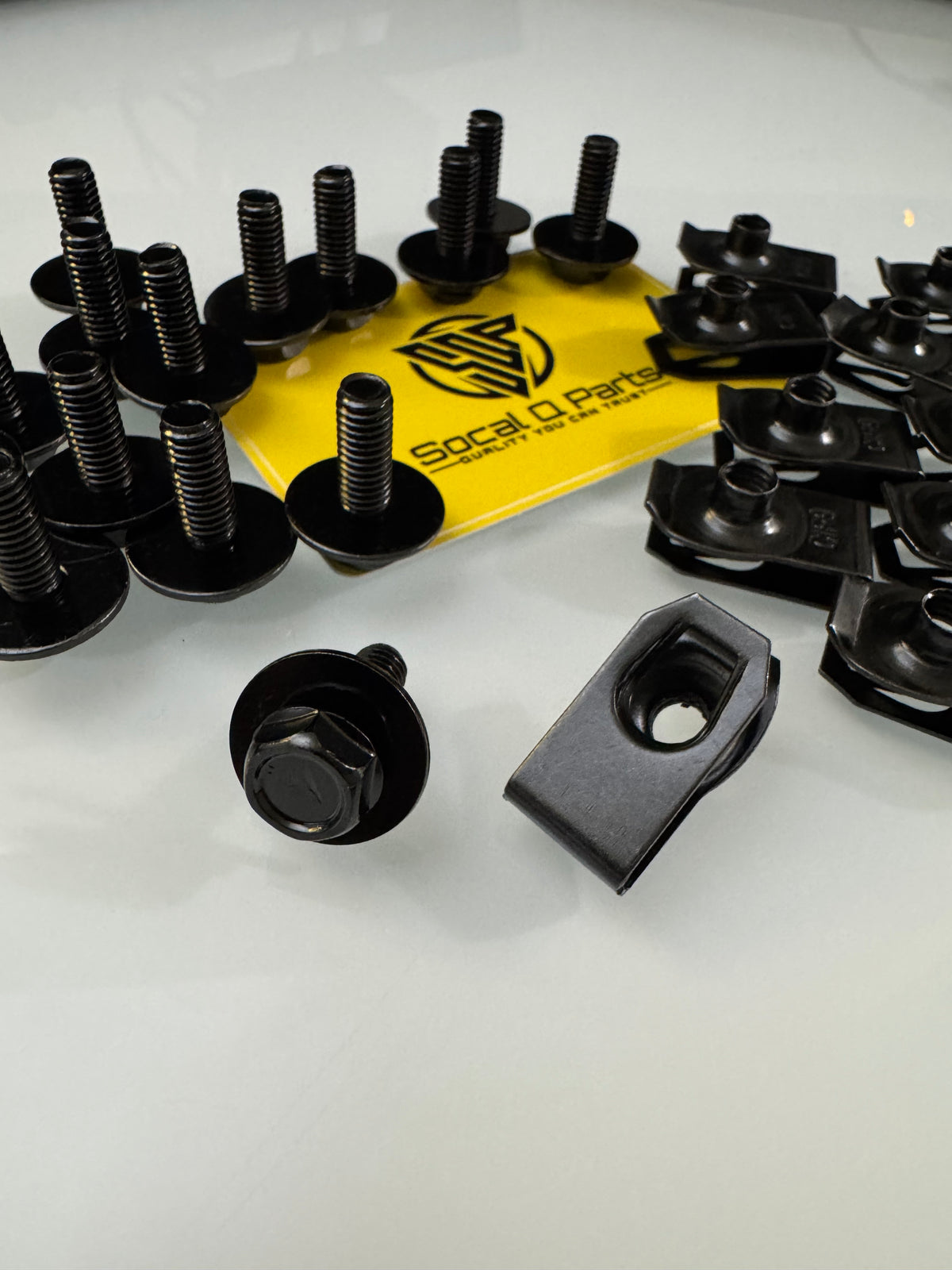 Front bumper hardware kit — Socal Q Parts