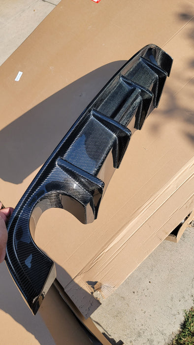 2018+ q50 rear carbon diffuser no light