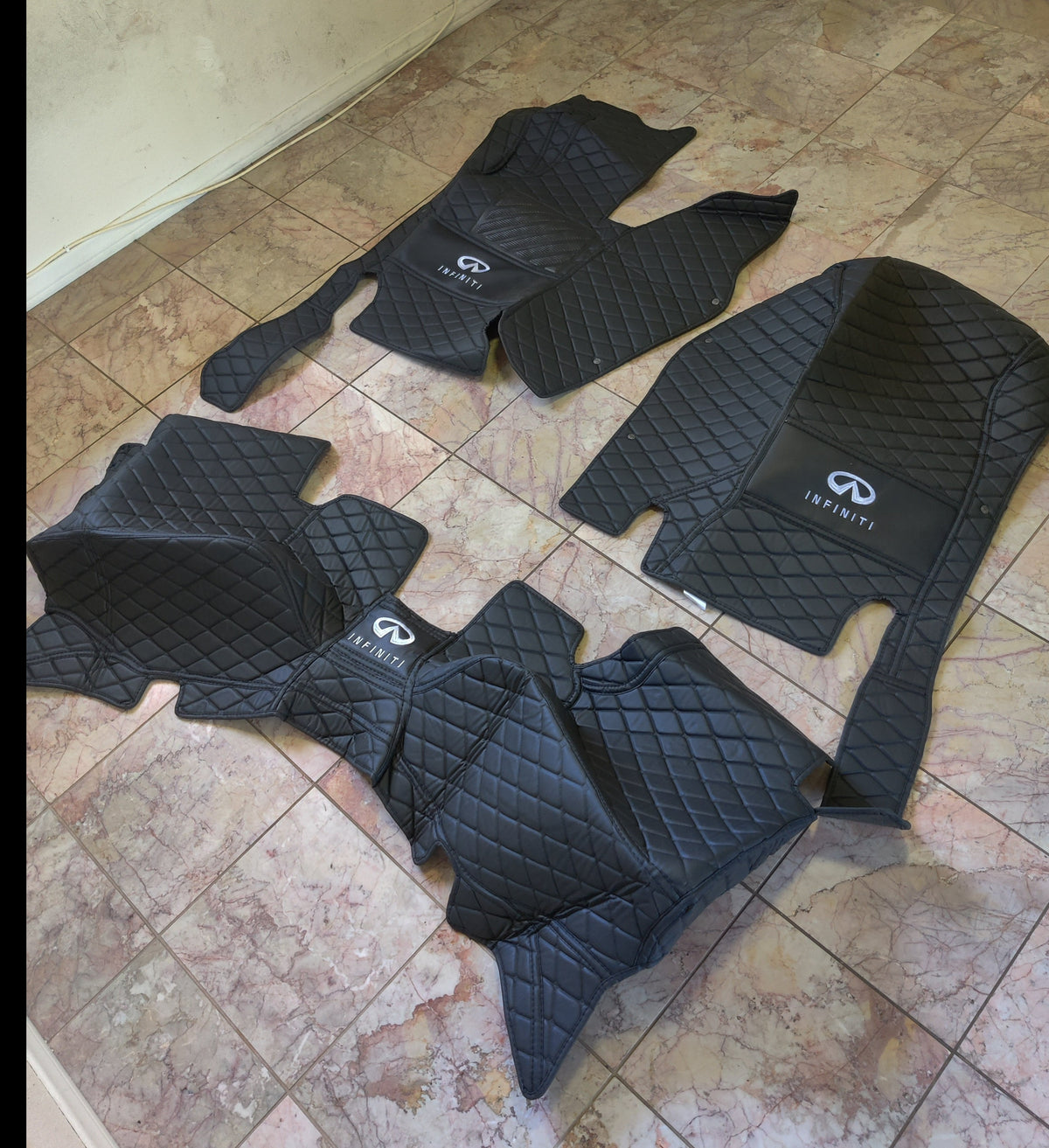 Q50 interior floor mats — Socal Q Parts