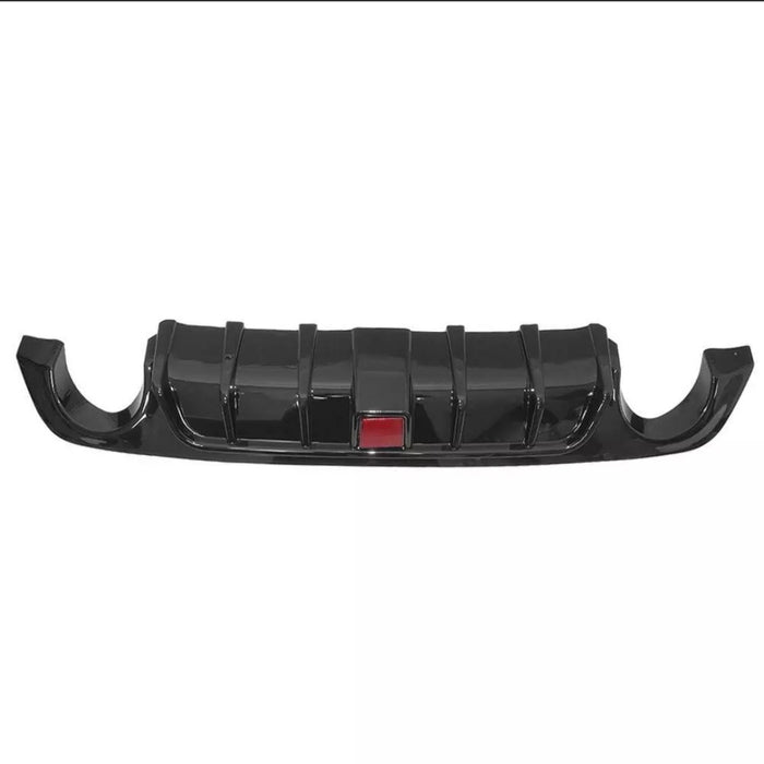 Gloss black rear diffuser
