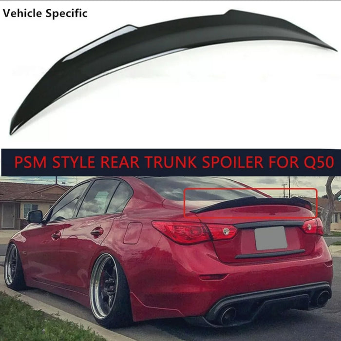 Gloss black H style spoiler